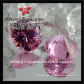 round pink zircon diamond pink cz stone CZRD0011#03